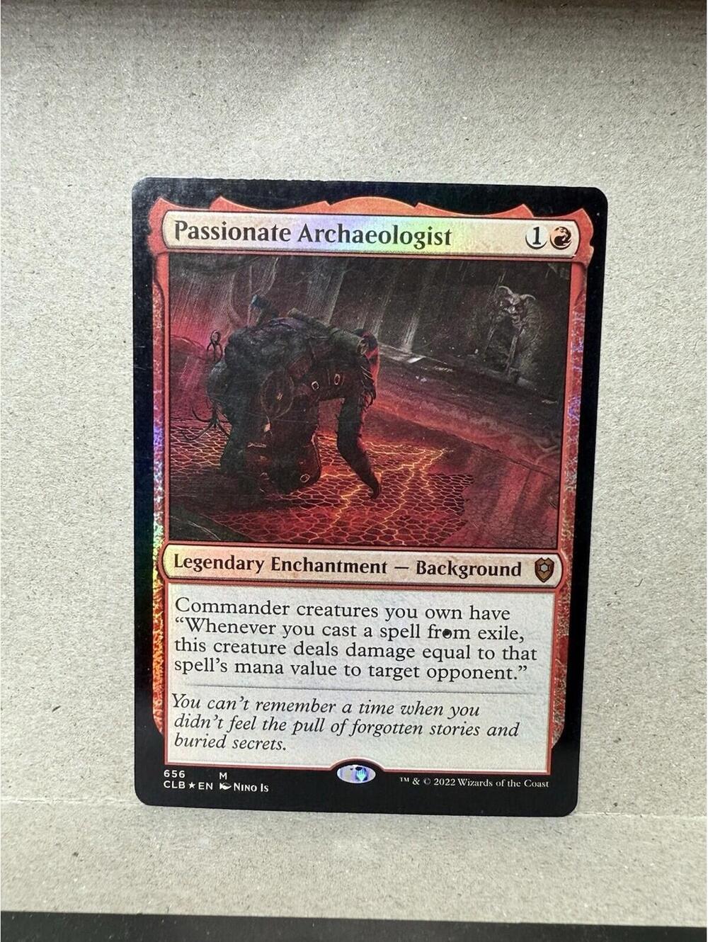 Passionate Archaeologist - Baldur's Gate Mythic Legendary Foil CLB 656